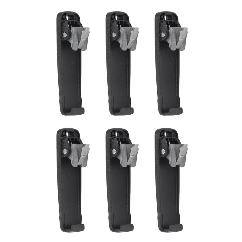 6Pcs Walkie Talkie Belt Clip Portable Sturdy Easy Installation Radio