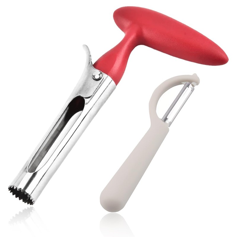 EIH1 1 x Premium Apple Corer, with 1 Apple Peeler,
