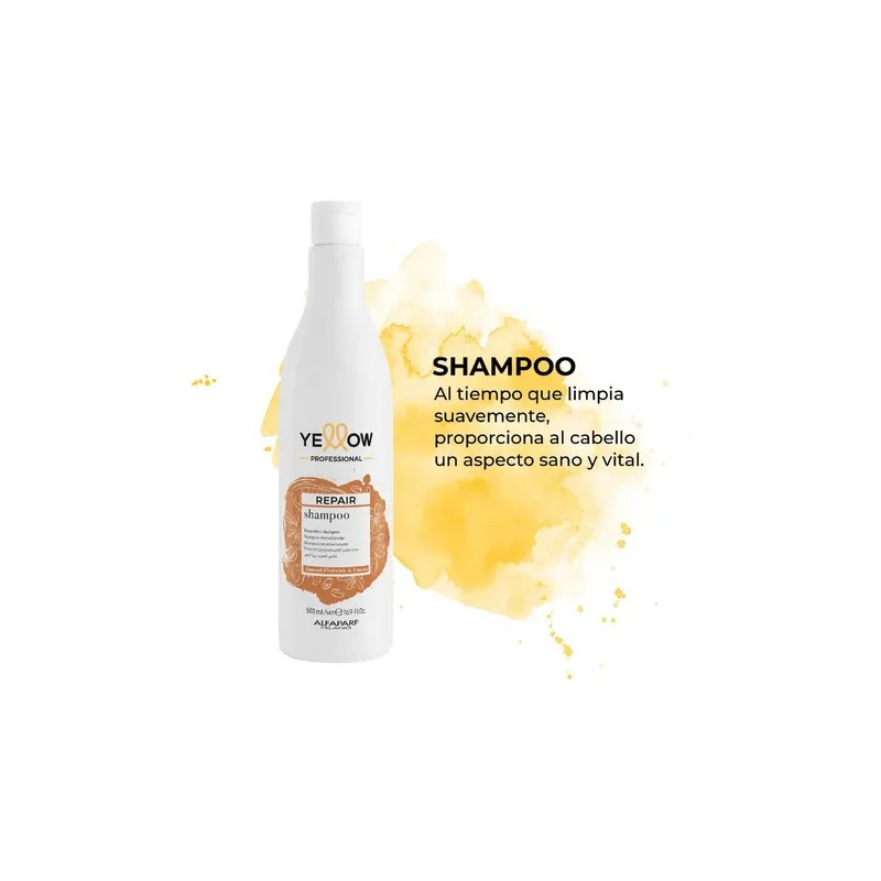 Shampoo Reestructurante Repair Almendra & Cacao Yellow 500ml