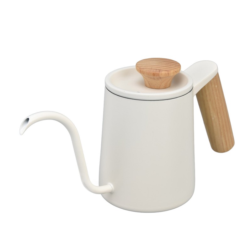 Stainless Steel Handle Drip Coffee Pot Long Gooseneck Spout Drip