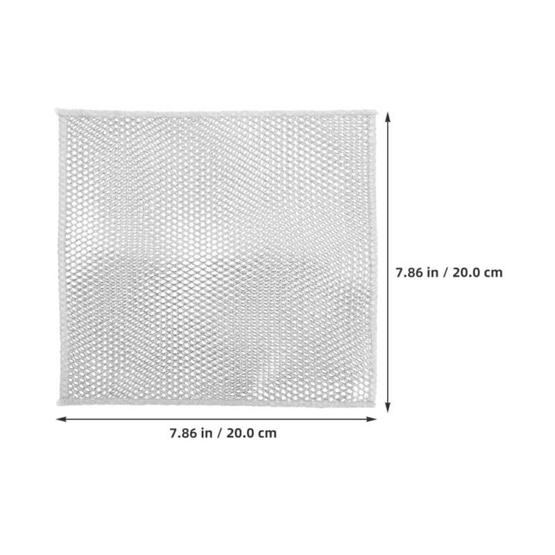 Zerodeko 5 Pack Silver Wire Dish Rags Non-Scratch Dishcloth Wire