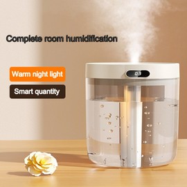 JHOTEC Humidifiers for Bedroom, Top Fill 1.5L Supersized Cool Mist Humidifier with Oil Diffuser and Nightlight, Quiet Ultrasonic Humidifiers for Home, Large Room, Baby Nursery and Plants (humidifier)