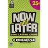 Now and Later Pineapple Flavored Candy Twenty Four 6-piece .93