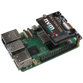ZDE ZP515 PCIe to M.2 Key-M NVMe SSD Hard Drive Adapter Board PIP PCIe Peripheral Board Compatible with Raspberry Pi 5