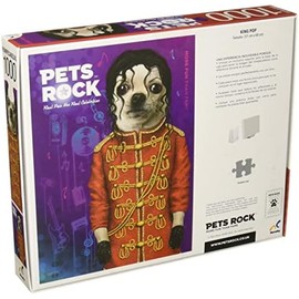 Novelty Corp Rompecabezas para Adulto, Pets Rock, 1000 Piezas, Juego de Mesa, Juegos Clásicos y Tradicionales
