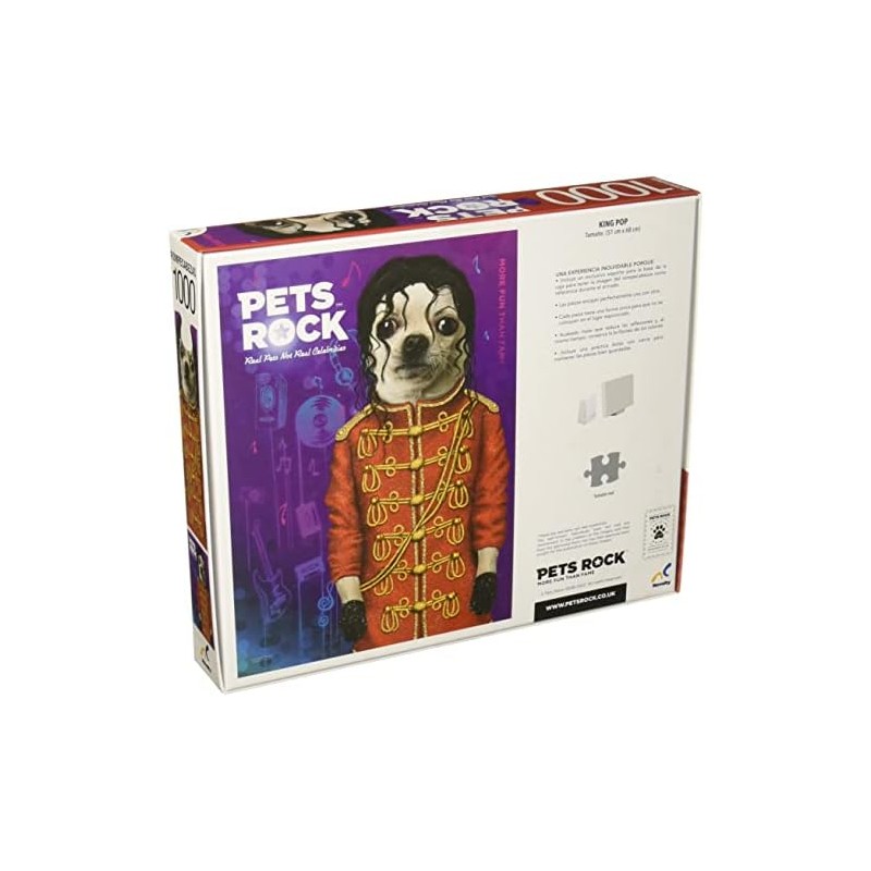 Novelty Corp Rompecabezas para Adulto, Pets Rock, 1000 Piezas, Juego