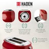 Haden Dorset 2 Slice Wide Slot Stainless Steel Toaster with