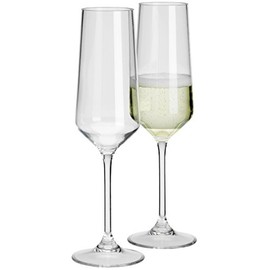 Flamefield Savoy Prosecco/Champagne Glasses - Pack of 2