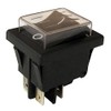 tibelec 551720 Black Rocker Switch for Outdoor Use