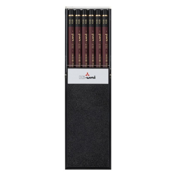 Uni Hi Wooden Pencil - 10B - Box of 12