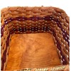 Amish Picnic Basket Small Size With Solid Oak Lid and