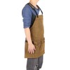 Woodworking Apron Thick Shoulder Pads Adjustable Strap Work Apron with