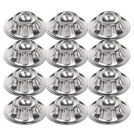 Schramm® Set of 12 Stainless Steel Egg Cups Egg Holder Stackable Egg Cup Egg Cup Egg Stand Stand for 4 People Gastro Quality