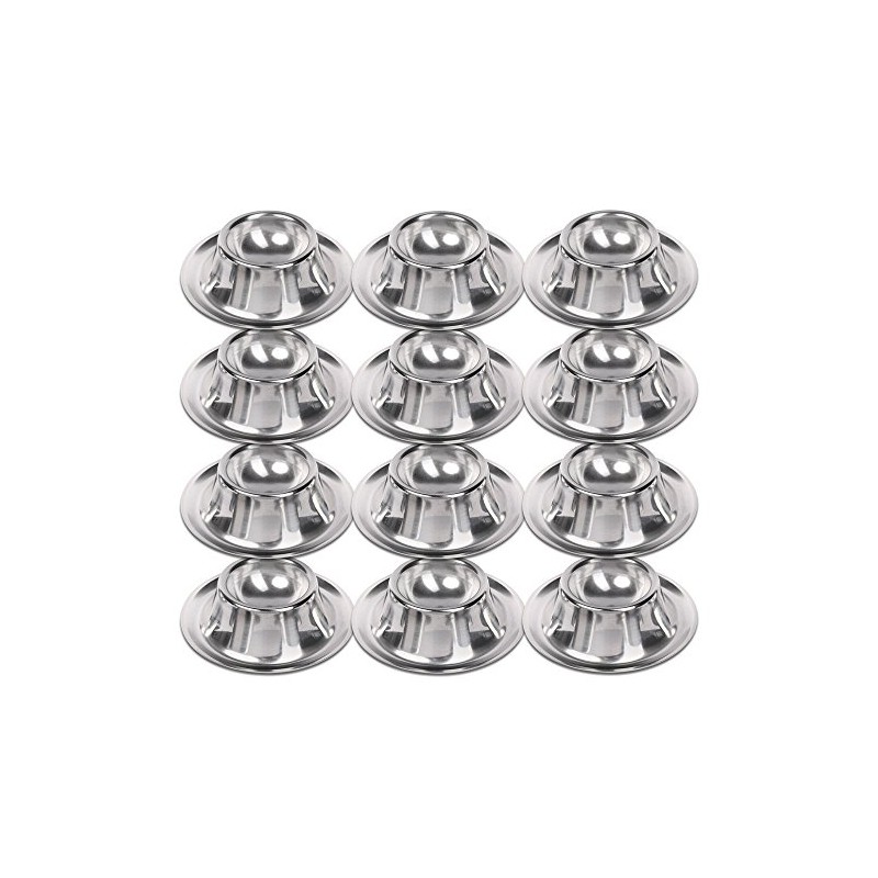 Schramm® Set of 12 Stainless Steel Egg Cups Egg Holder