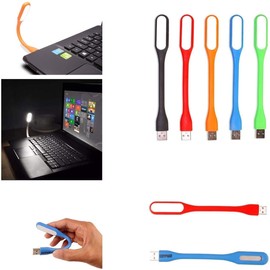 EBYPHAN 8 Stücke Flexible USB LED Licht, Mini USB LED Lampe, Tastaturlampe für Laptop, USB Licht für Notebook Computer Tastatur (Verstellbare Schwanenhals Leselampe, 8 Farben)