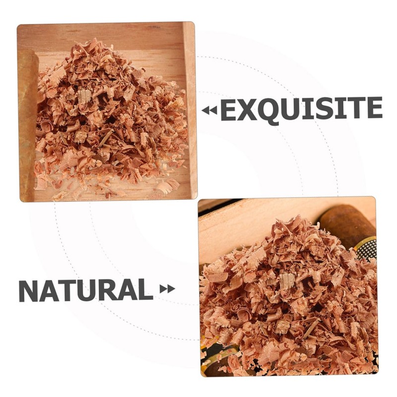 NOLITOY Cedar Shavings 50g Bag Natural Wood Shavings for Box