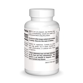 Source Naturals L-Glutamine, Free Form Amino Acid That Supports Metabolic Energy*, 500mg - 100 Tablets
