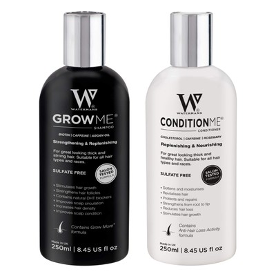 Hair Growth Shampoo and Conditioner set by Watermans - Boost your Growth