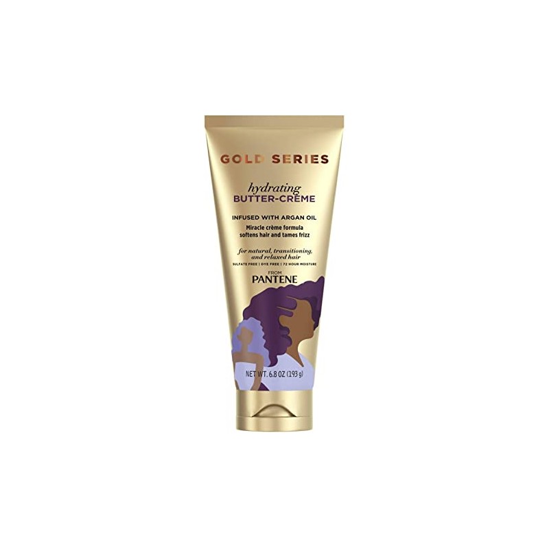 Pantene Gold Series Butter- Creme Hydrating 6.8 Ounce Tube (Pack