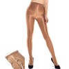 Ulalaza Women's Shiny Oil Tights Tights, Stockings, Ultra Shimmering Shaping