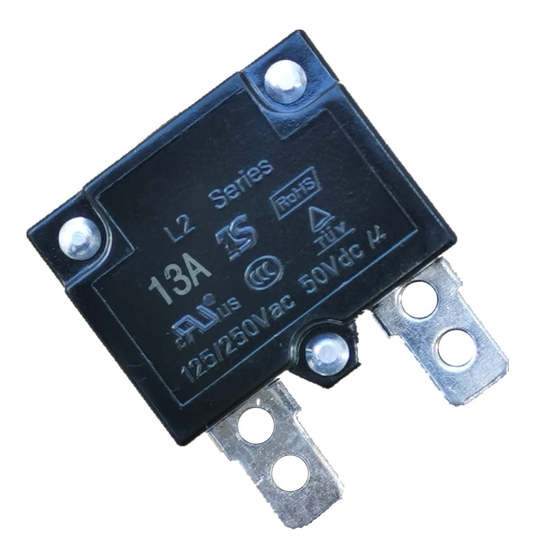 2Pcs 13A 125/250Vac 50Vdc Automatic Reset Relay Fuse Therma Switch