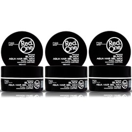 RedOne Aquatic Hair Wax Black 150 ml | Hair Wax for Men and Women | Ultra Hold | Lime Aroma | Maximum Hold (Pack of 3)