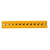 Vestil GR-H2R-BO-4-YL Steel Straight Guard Rail 48 In. Length Yellow