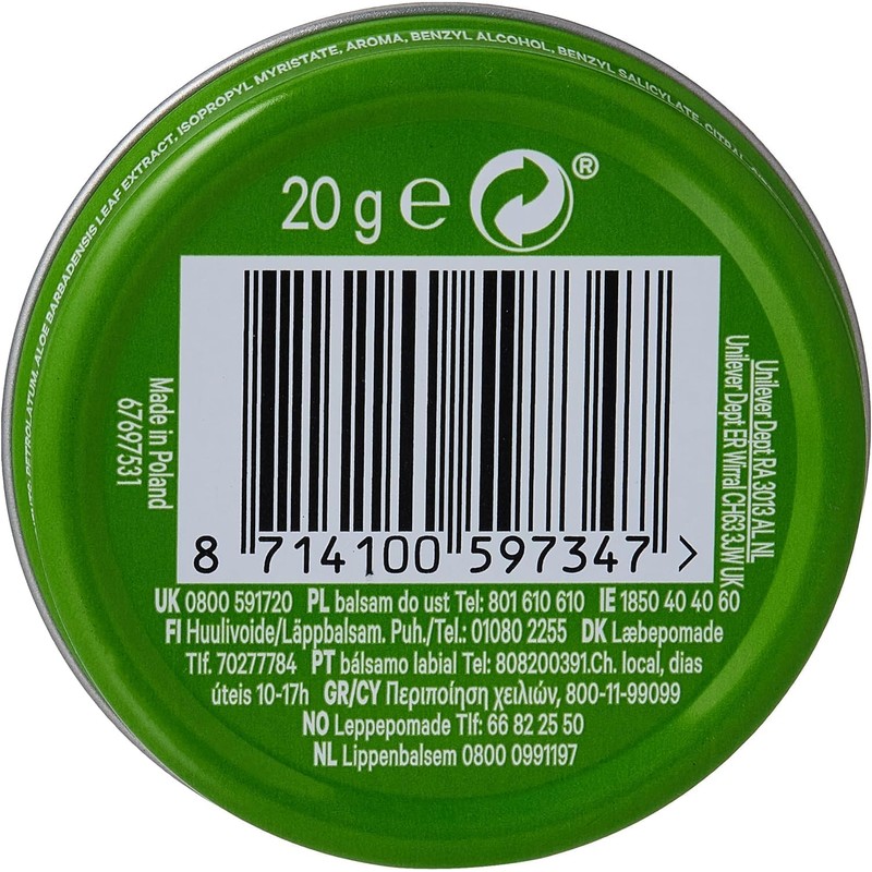 Vaseline - Bálsamo labial (20 g, 6 x 20 g),