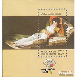 Guinea-Bissau block259 (Complete.Issue.) unmounted Mint/Never hinged ** MNH 1984 Espana 84 (Stamps for Collectors) Christianity