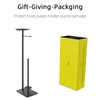 FEILERN Toilet Paper Holder Stand for Bathroom Floor Standing Toilet