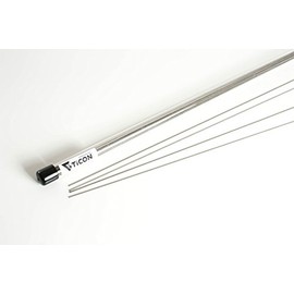 Ticon Industries - CP1 (Grade 1) Titanium Welding Filler Rod 39” Length - 1mm/.039" (1/2lb)
