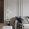 Fulesi Mid Century Globe Table Lamp, Modern 3 Lights Gold