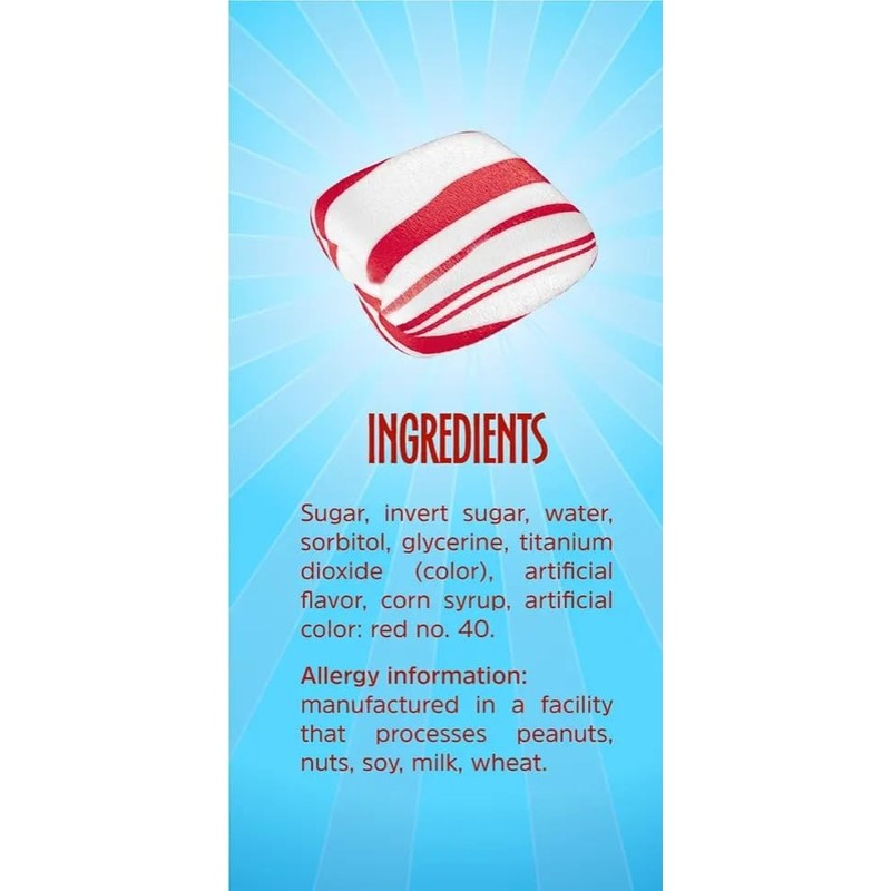 Soft Peppermint Candy Mints, 5 Pound mints bulk individually wrapped,