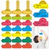 168 PCS Growth Chart Stickers - Height Measurement Tracking Labels