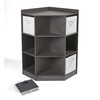 Badger Basket Corner Cubby Toy Storage Unit for Kids with