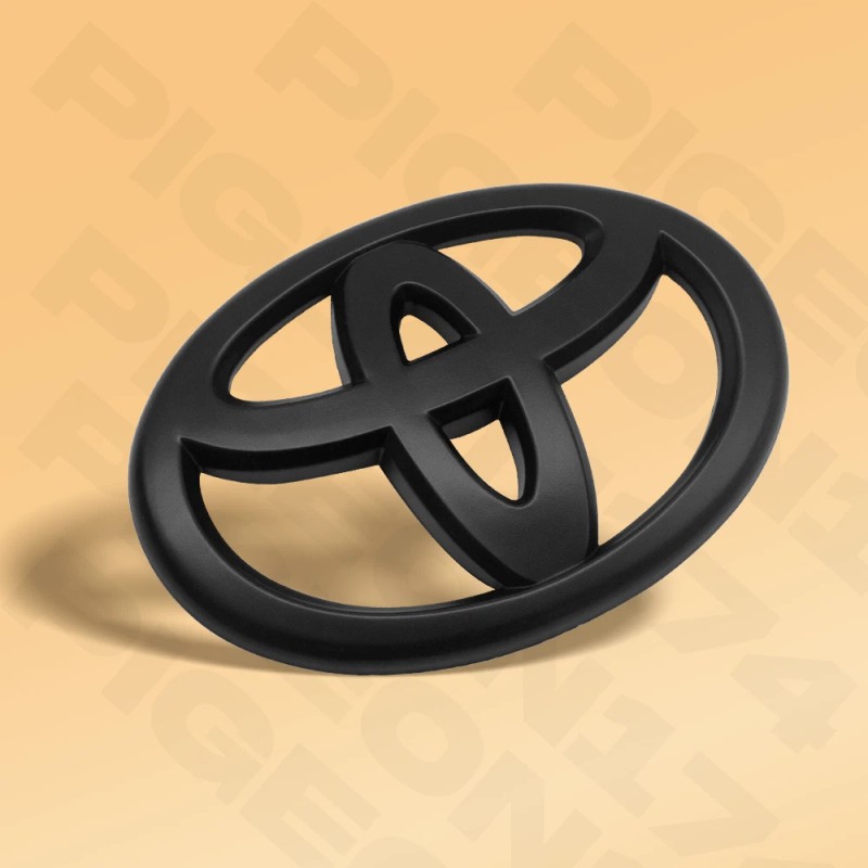 Unbranded Rear Liftgate Emblem Overlay For 4Runner 2010-2024 Accessories Black