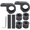Motorcycle Bull Bar Mounting Bracket 2PCS Horizontal Light Mount Clamp