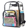 NiceAndGreat Heavy Duty Clear Backpack Transparent Quality School Bag Large