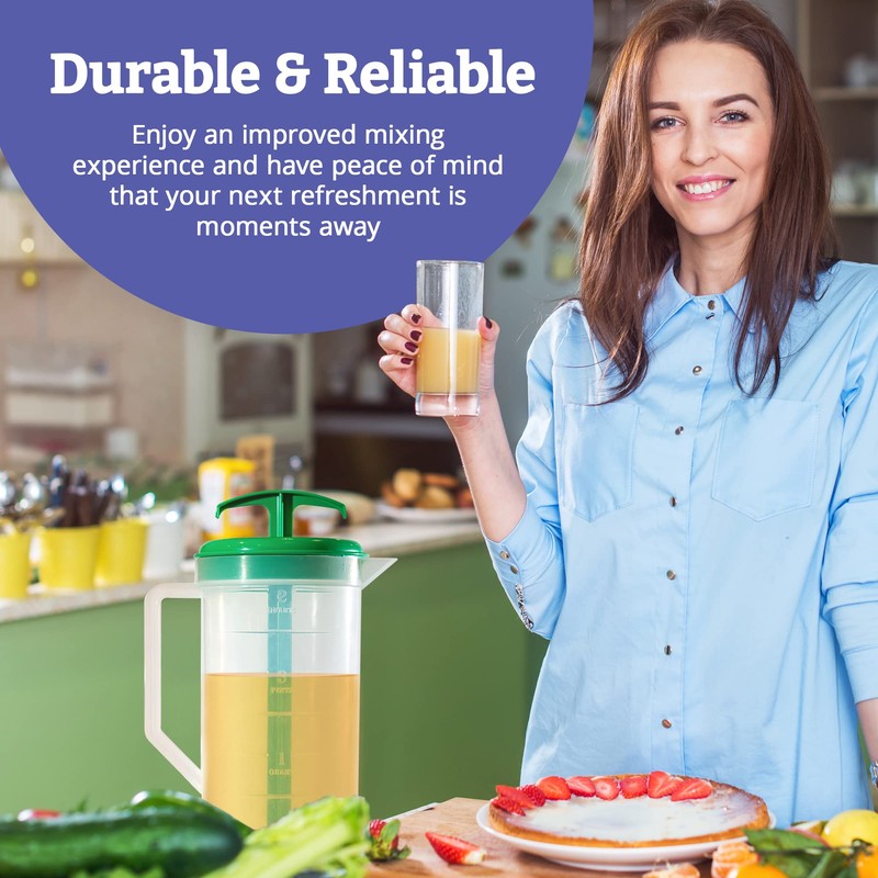 JBK Pottery - Mixing Pitcher for Drinks, Plastic Water Pitcher