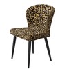 Sellikakes Bar Stool Covers with Back, Leopard Printed Bar Stool