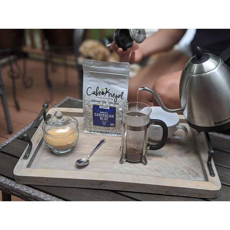Best Organic Haitian Coffee "Caribbean Blue" A Direct Trade Smooth