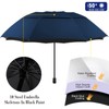 UPF 50+ Beach Umbrella with Adjustable Universal Clamp