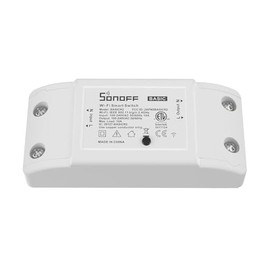 10a 2200w Wifi Light Switch, Smart Wifi Wireless Light Switch Works with Alexa & Google Home Universal DIY Module for Smart Home Automation Compatible with Ewelink Ifttt, No Hub Required