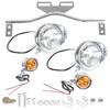 waltyotur Motorcycle Turn Signals Fog Light Turn Light Bar Kit