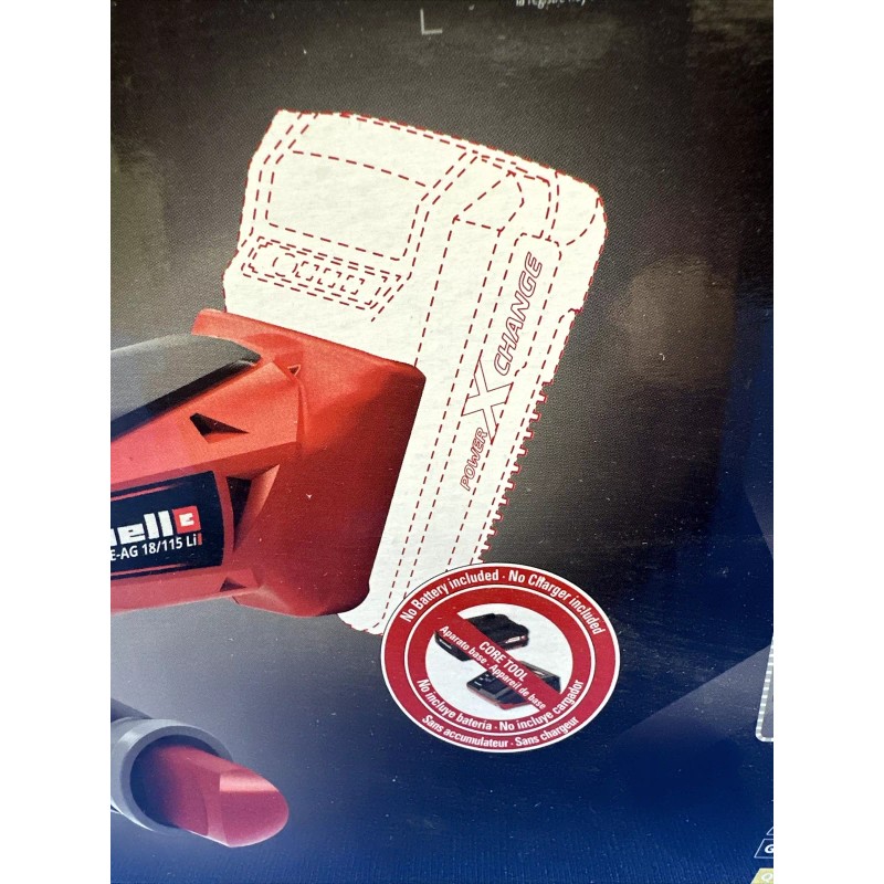 Einhell - TE-AG 18 Li Power X-Change Angle Grinder 115mm