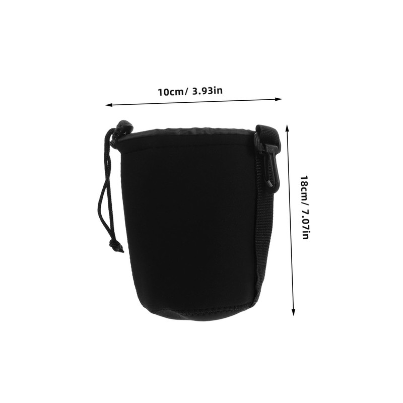 SHOWERORO 2 Pcs Lens Sleeve with Shockproof Padding for Versatile