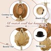 Yulejo Macrame Hat Hangers Boho Hat Rack Cowboy Hat Hanger