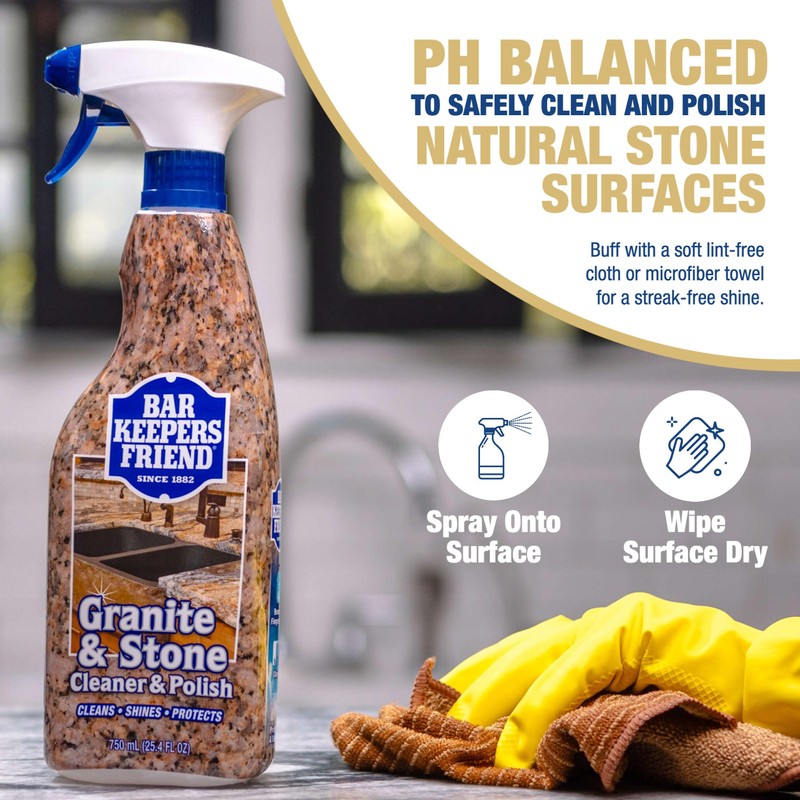 Bar Keepers Friend Stone & Granite Cleaner and Polish (25.4