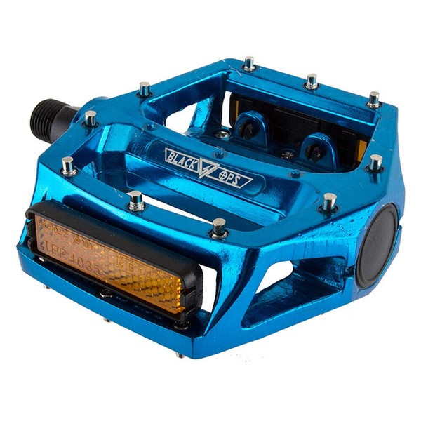 PEDALS BK-OPS PLATFORM ALY CRMO 9/16 BU-ANO STRAP COMPATIBLE