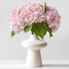 ZYTUYO Pink Hydrangea Artificial Flower 3 PCS 21in Real Touch